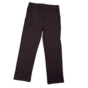 Dark chocolate brown women’s dress pants by Bamans